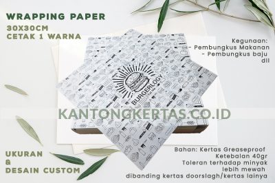 Kertas pembungkus burger