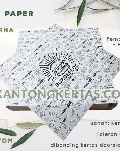 Kertas pembungkus burger